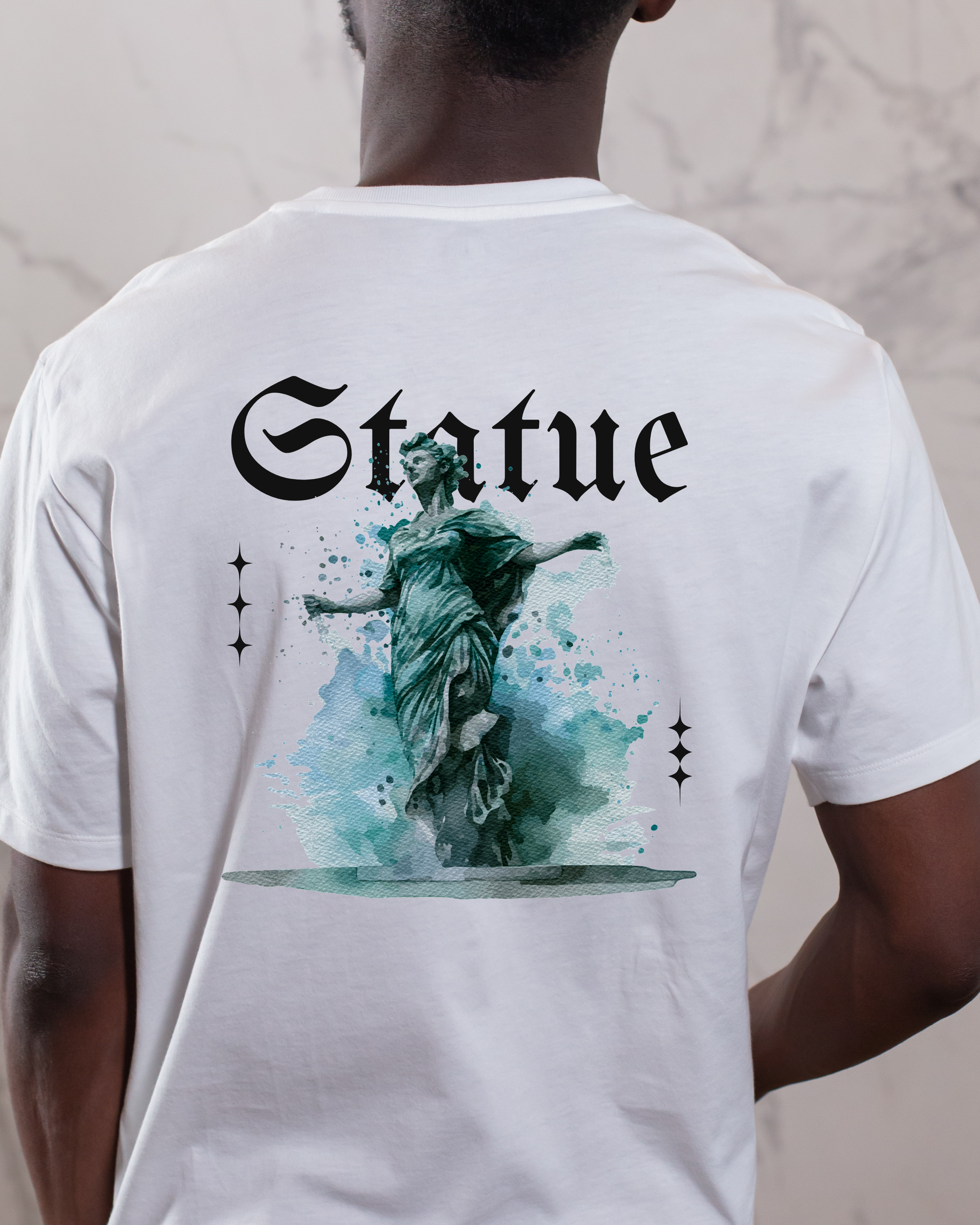 Statue Oversized Graphic T-Shirt – Artistic Streetwear T-Shirt