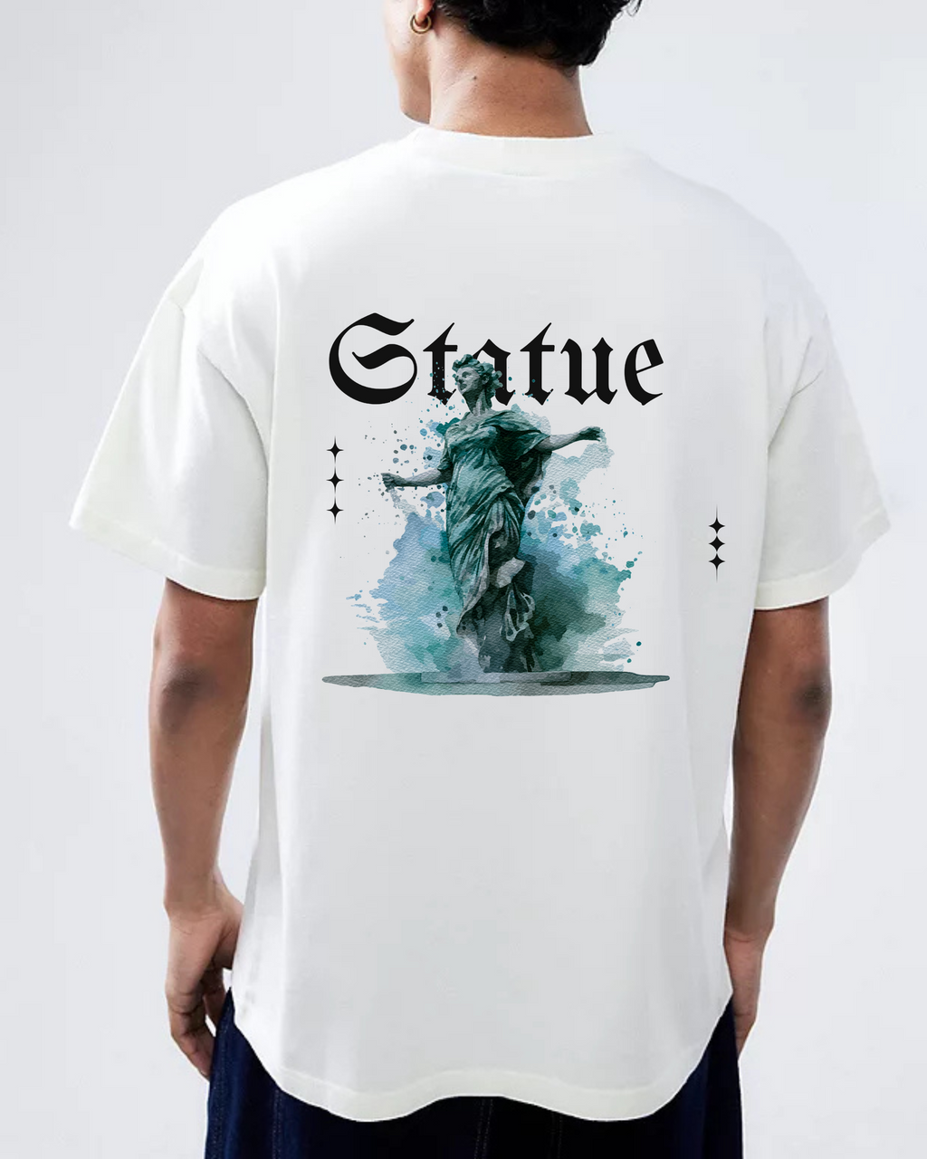 Statue Oversized Graphic T-Shirt – Artistic Streetwear T-Shirt
