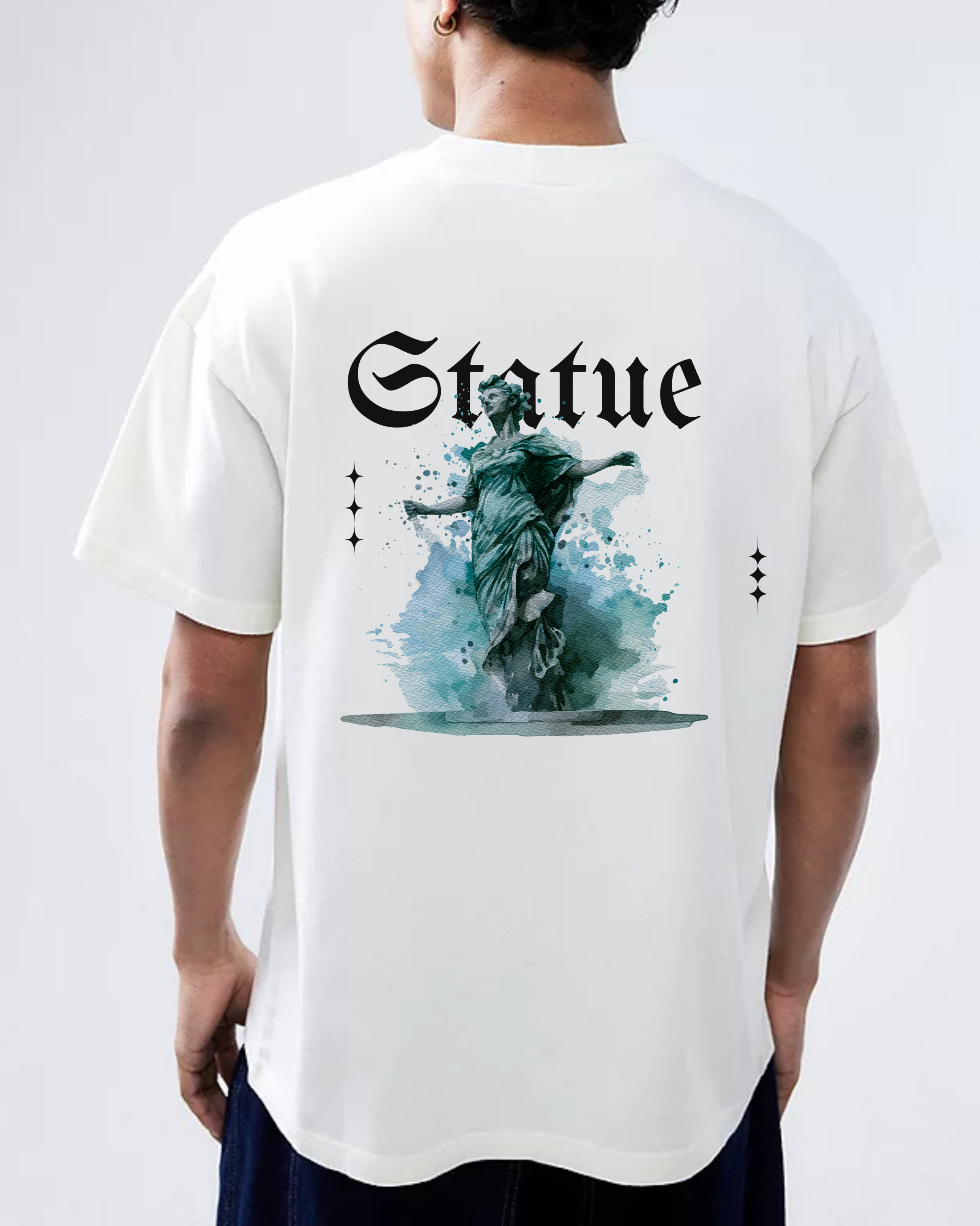 Statue Oversized Graphic T-Shirt – Artistic Streetwear T-Shirt