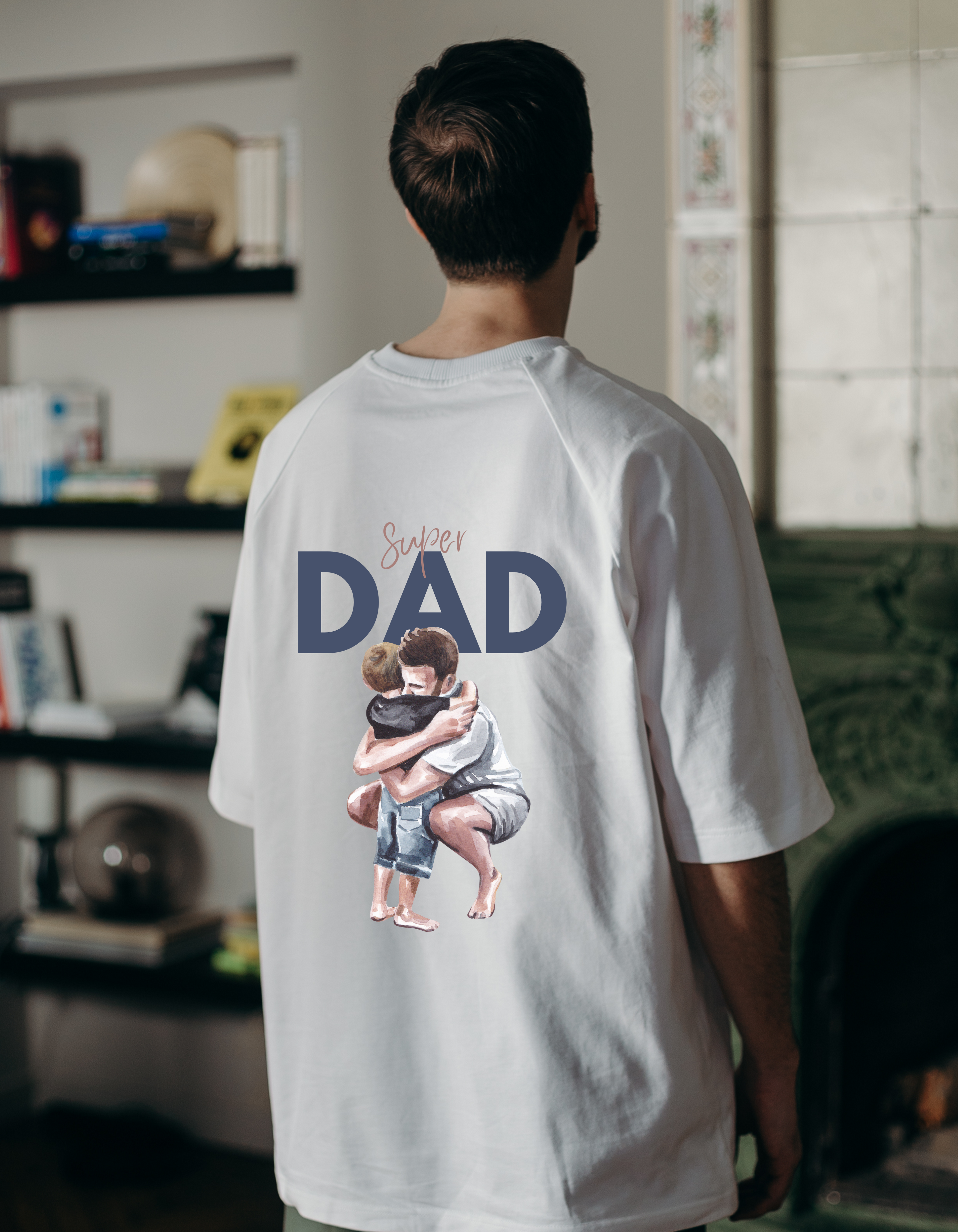 Super Dad Graphic T-Shirt – Father’s Day Gift Tee 👨‍👦❤️