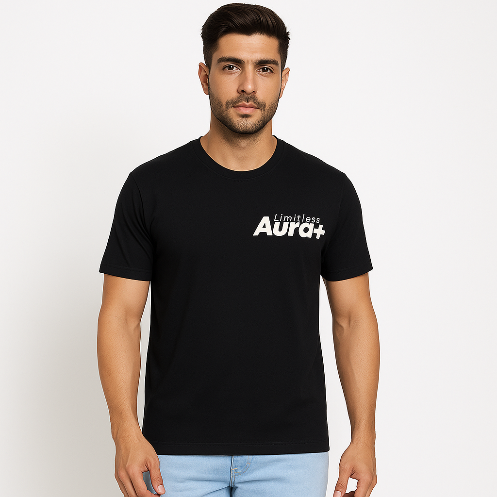 Aura+ Black T-shirt