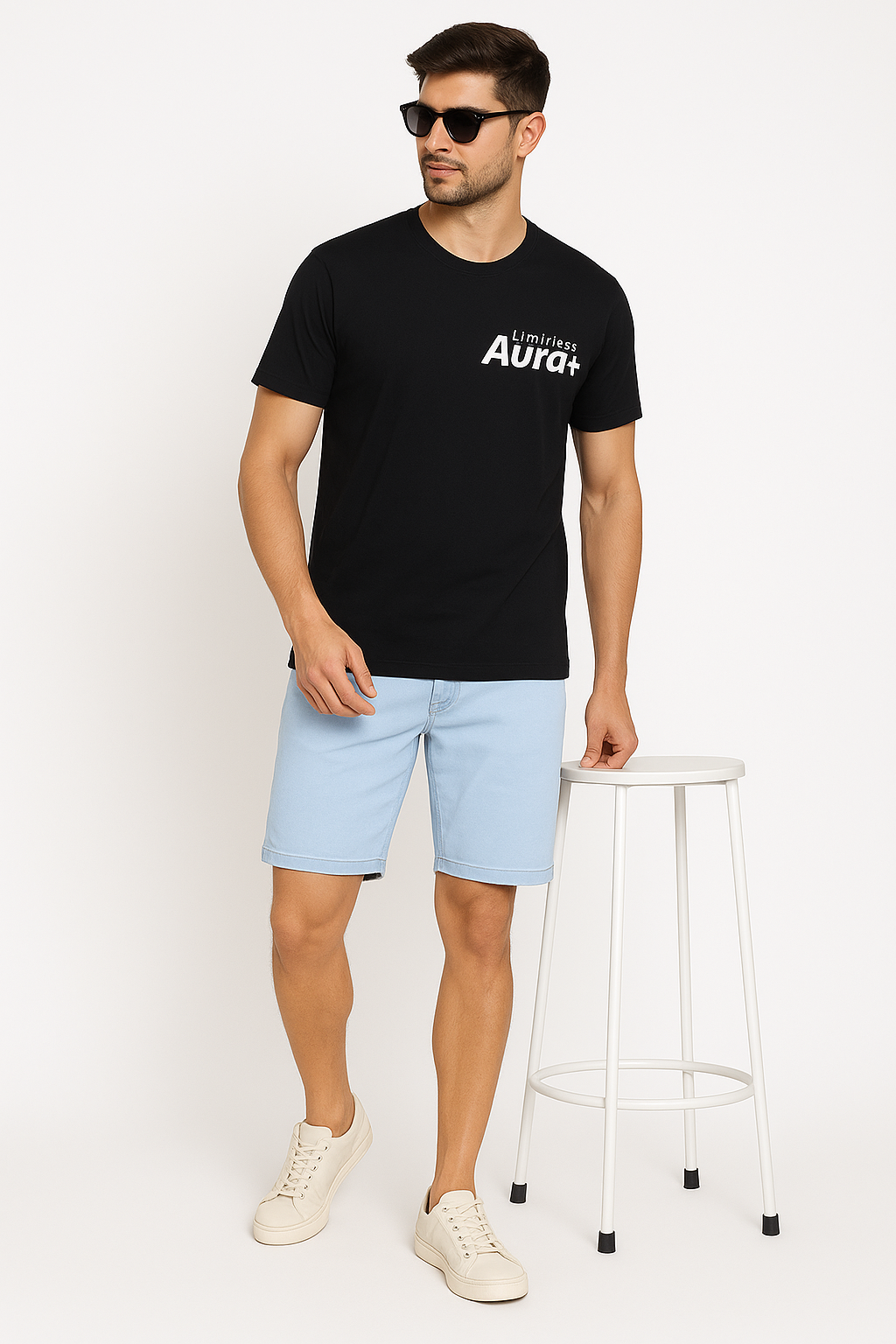 Aura+ Black T-shirt
